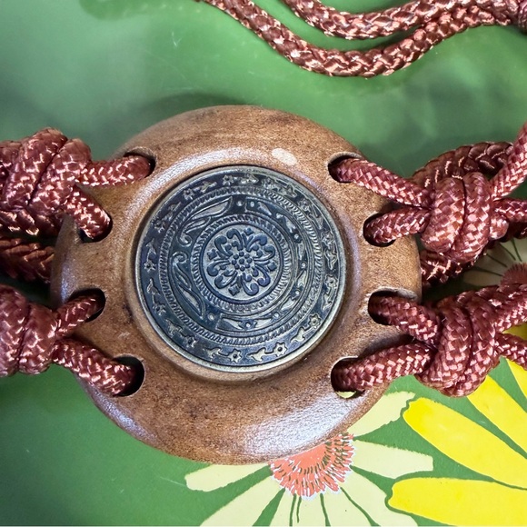 80s Macrame Belt - Picture 2 of 4